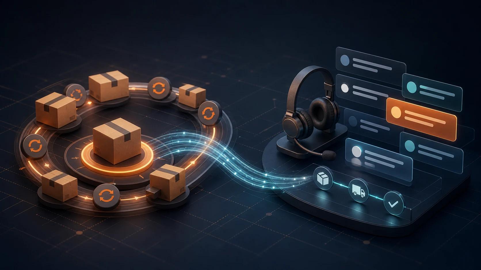Recurring ecommerce subscription orders connected to a customer-support workflow